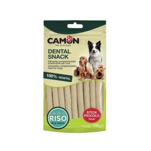 Camon Bauveg Bastoncino con amido di riso Small Snack per Cani