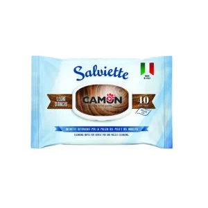 Camon Salviette Detergenti Legni Bianchi 40pz Cani e Gatti