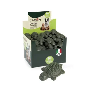 Camon Turtle Tartaruga Verde Snack per Cani 1 pezzo singolo 20g