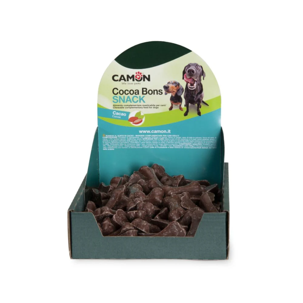 Camon Ciokobone Dark al Cacao 1 Singolo Pezzo Snack per Cani - immagine 2