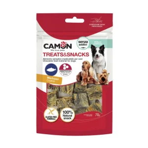 Camon Cubi di pelle di Merluzzo 70g Snack Cani
