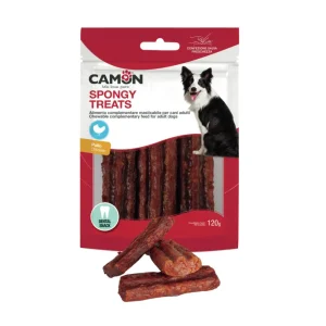 Camon Spongy Treats Ribs di Pollo 120g Snack Cani