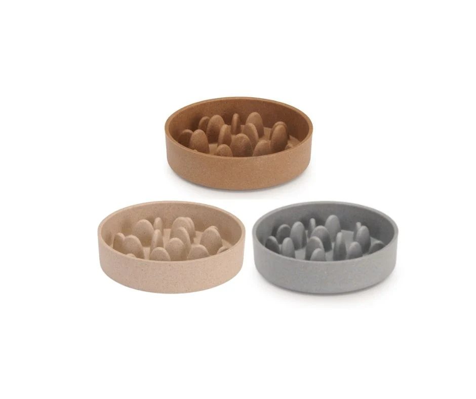 Camon Ciotola Bambù Slow Eating Antiscivolo per Cani 14cm 410ml - immagine 2