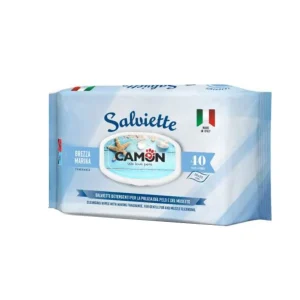Camon Salviette Detergenti Brezza Marina 40pz Cani e Gatti