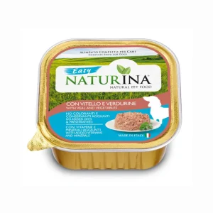 Naturina Easy Vitello e Verdurine 150g Vaschetta per Cani