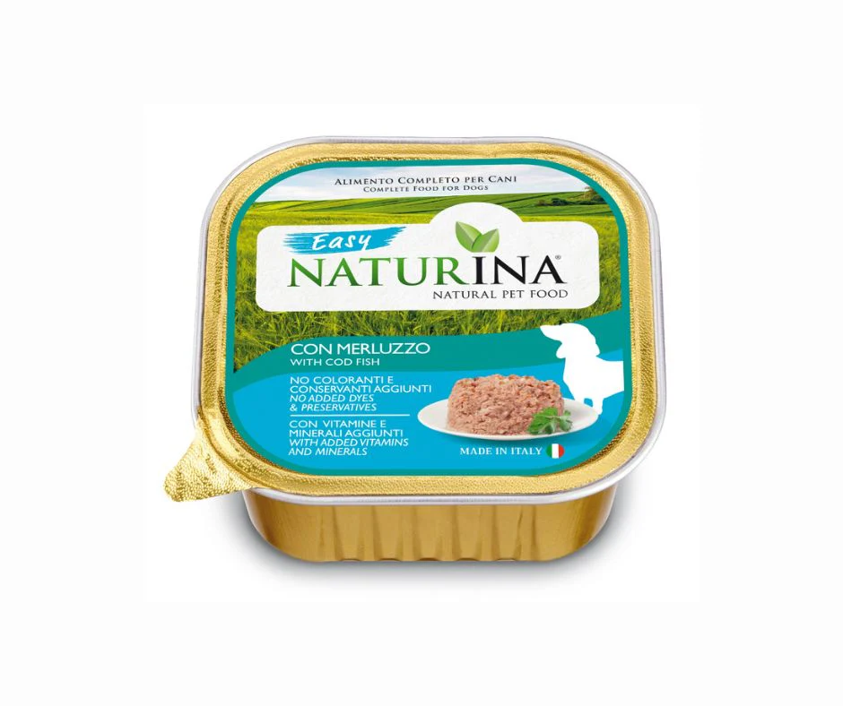 Naturina Easy Merluzzo 150g Vaschetta per Cani