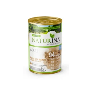 Naturina Elite Adult Pollo e Manzo 400g Lattina Cani