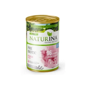 Naturina Elite Prebiotic Agnello 400g Lattina Cani