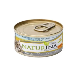 Naturina Elite Pollo e Carotine 70g Lattina Gatti