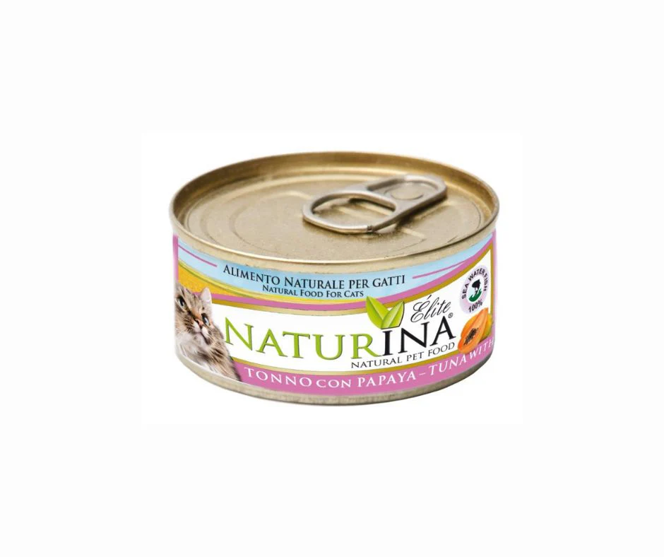Naturina Elite Tonno e Papaya 70g Lattina Gatti
