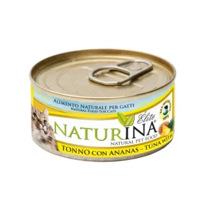 Naturina Elite Tonno e Ananas 70g Lattina Gatti