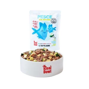 Real Bowl Pappa fresca Pesce e Zucchine 150g Bustina Cani