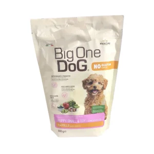 Big One Dog Puppy Pollo 800g Crocchette Cani Cuccioli Small e Toy No Gluten