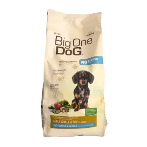 Big One Dog Salmone e Aringa 800g Crocchette Cani Adulti Small e Toy No Gluten
