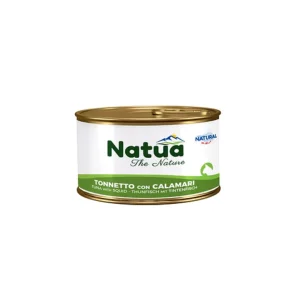 Natua Natural Tonnetto e Calamari in Jelly Lattina 85g Gatti