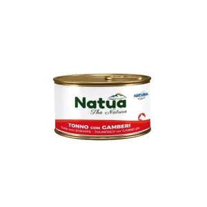 Natua Natural Tonno e Gamberi in Brodo Lattina 85g Gatti