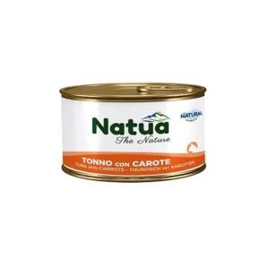 Natua Natural Tonno e Carote in Brodo Lattina 85g Gatti