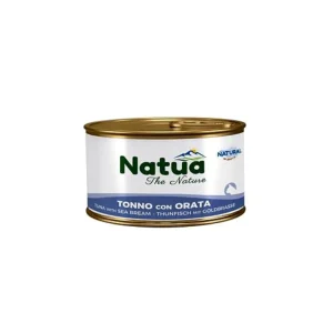 Natua Natural Tonno e Orata in Brodo Lattina 85g Gatti