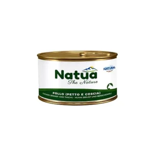 Natua Natural Pollo in Brodo Lattina 85g Gatti