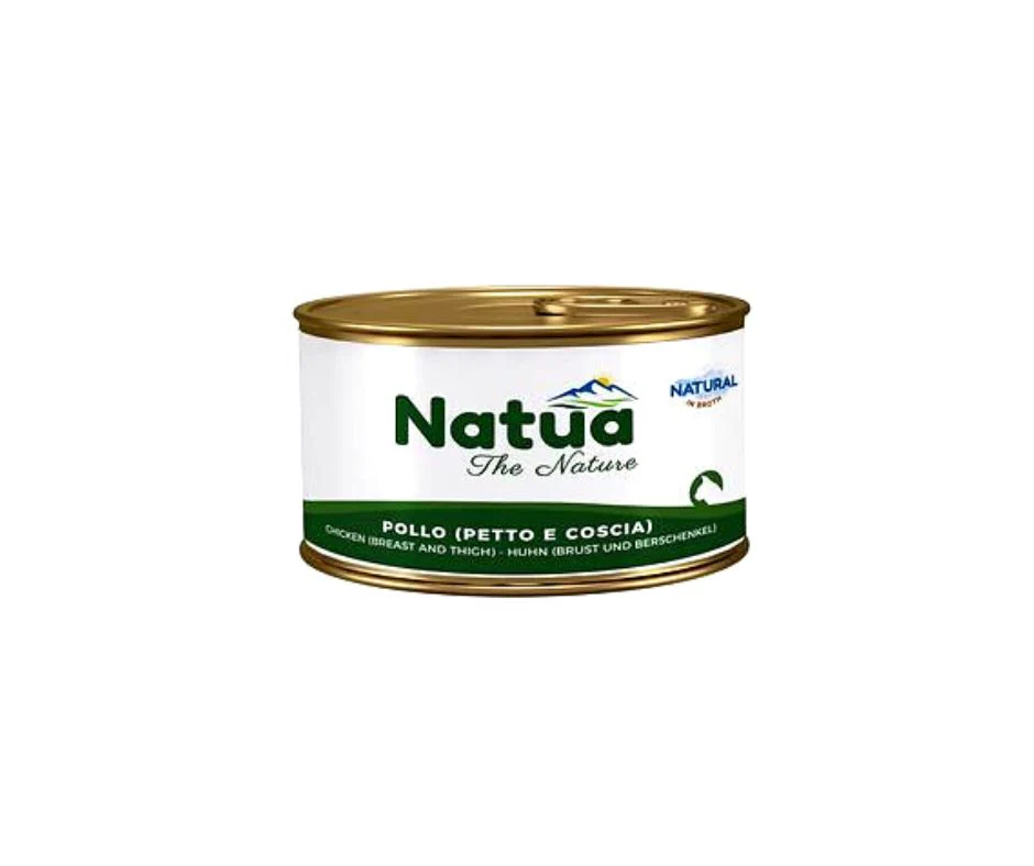 Natua Natural Pollo in Brodo Lattina 85g Gatti - immagine 2