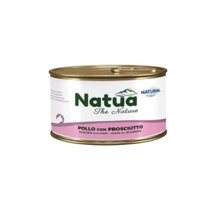 Natua Natural Pollo e Prosciutto in Jelly Lattina 150g Gatti
