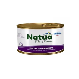Natua Natural Pollo e Gamberi in Jelly Lattina 150g Cani