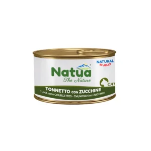 Natua Natural Tonnetto e Zucchine in Jelly Lattina 85g Gatti
