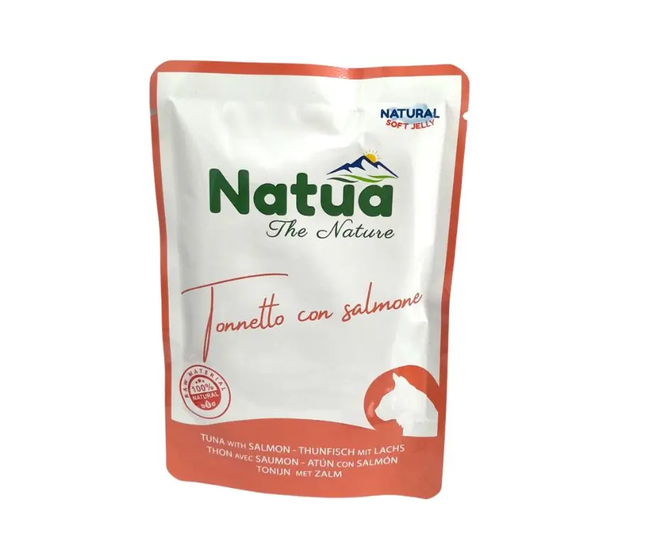 Natua Tonnetto con Salmone soft jelly bustina 70g Gatti