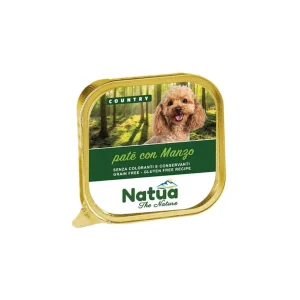 Natua Country Manzo in Patè Vaschetta 100g Cani