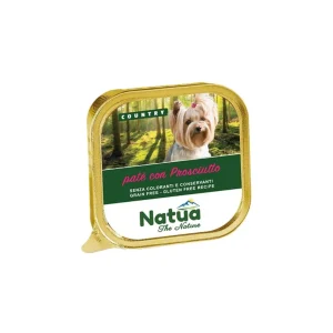 Natua Country Prosciutto in Patè Vaschetta 100g Cani