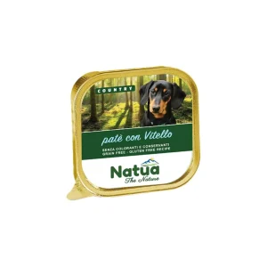 Natua Country Vitello in Patè Vaschetta 100g Cani