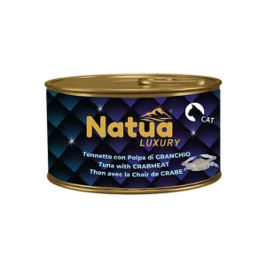 Natua Luxury Tonnetto e Polpa di Granchio Lattina 85g Gatti