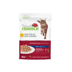 Trainer Natural Bocconcini di Pollo Bustina 85g Gatti Adulti Scadenza Prodotto 04/2026