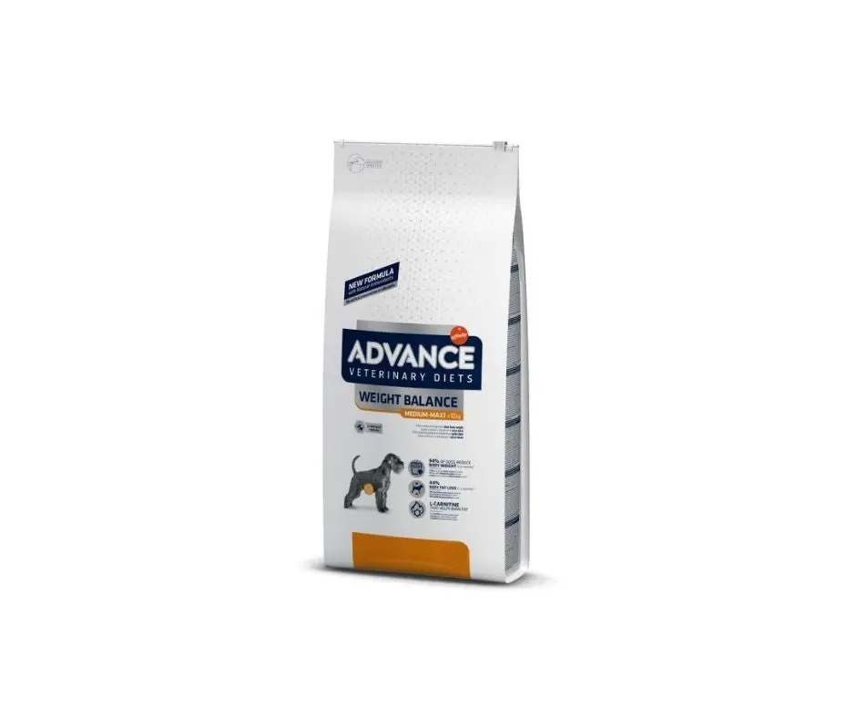 Advance Weight Balance Medium Maxi 3Kg Crocchette Cani Adulti