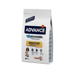 Advance Sensitive Medium Maxi con Salmone 3Kg Crocchette Cani Adulti