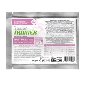 Trainer Baby Milk Latte in Polvere 0-2 mesi 100g Cuccioli e Gattini