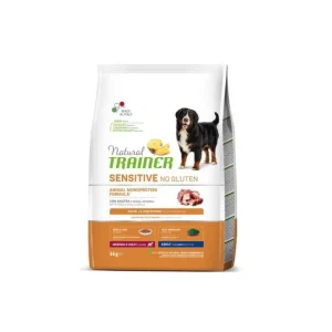Trainer Sensitive Anatra 3kg Crocchette Cani Medium Maxi Adult
