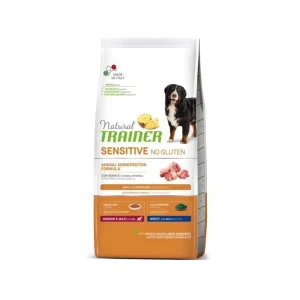 Trainer Sensitive Maiale Medium Maxi 3Kg Crocchette Cani Adulti