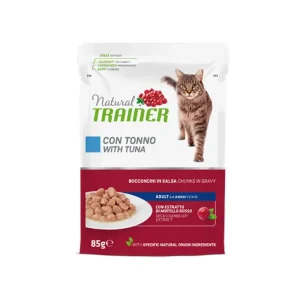 Trainer Natural Bocconcini di Tonno 85g Bustina Gatti Adulti Scadenza Prodotto 05/2026