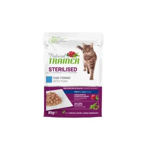 Trainer Natural Sterilised Tonno 85g Bustina Gatti Sterilizzati