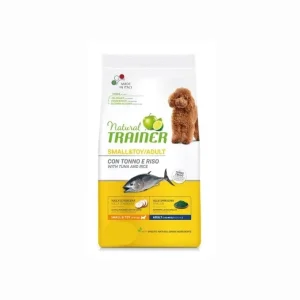 Trainer Natural Tonno e Riso 800g Crocchette Cani Small e Toy Adult