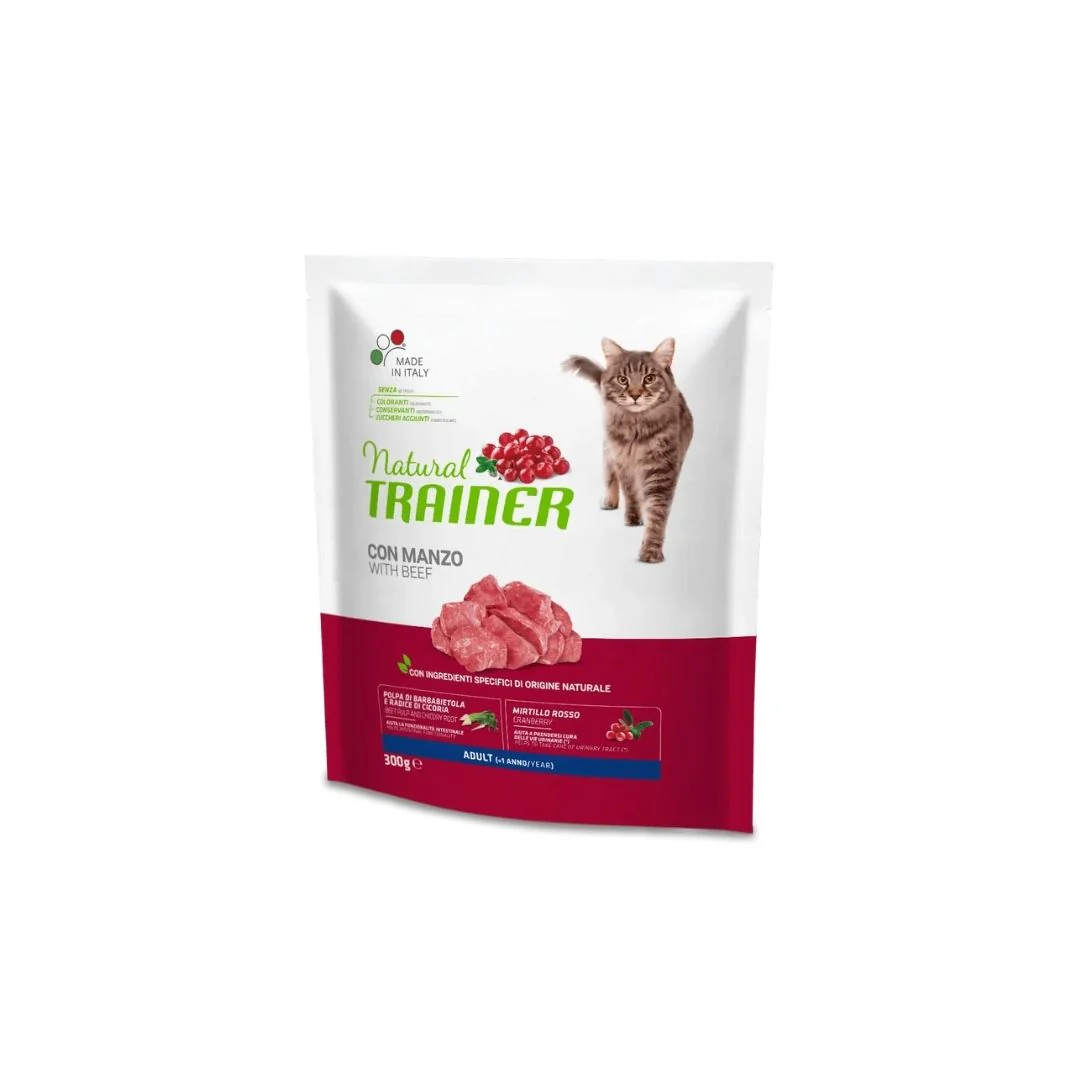 Trainer Natural Cat Manzo 300g Crocchette Gatti Adulti - immagine 2