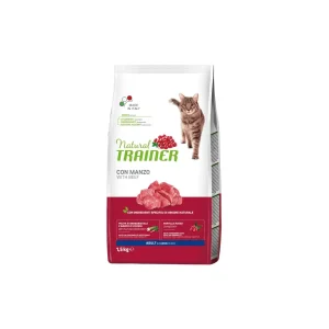 Trainer Natural Cat Manzo 1,5kg Crocchette Gatti Adulti