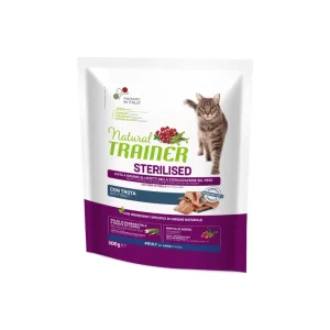 Trainer Natural Sterilised Trota 300g Crocchette Gatti Adulti