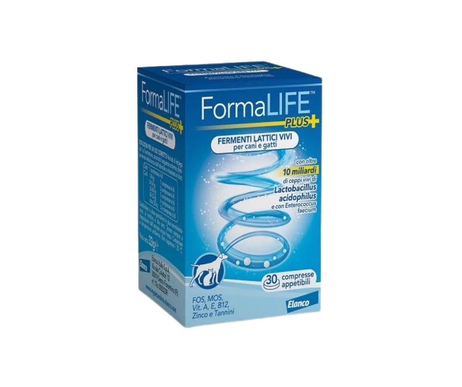 Formalife Plus Fermenti Lattici Vivi Cani e Gatti 30 Compresse - immagine 2