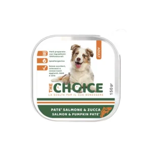 The Choice Salmone e Zucca Adult 150g Vaschetta Cani