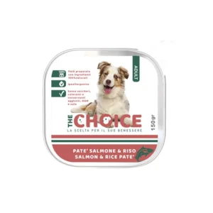 The Choice Salmone e Riso Adult 150g Vaschetta Cani