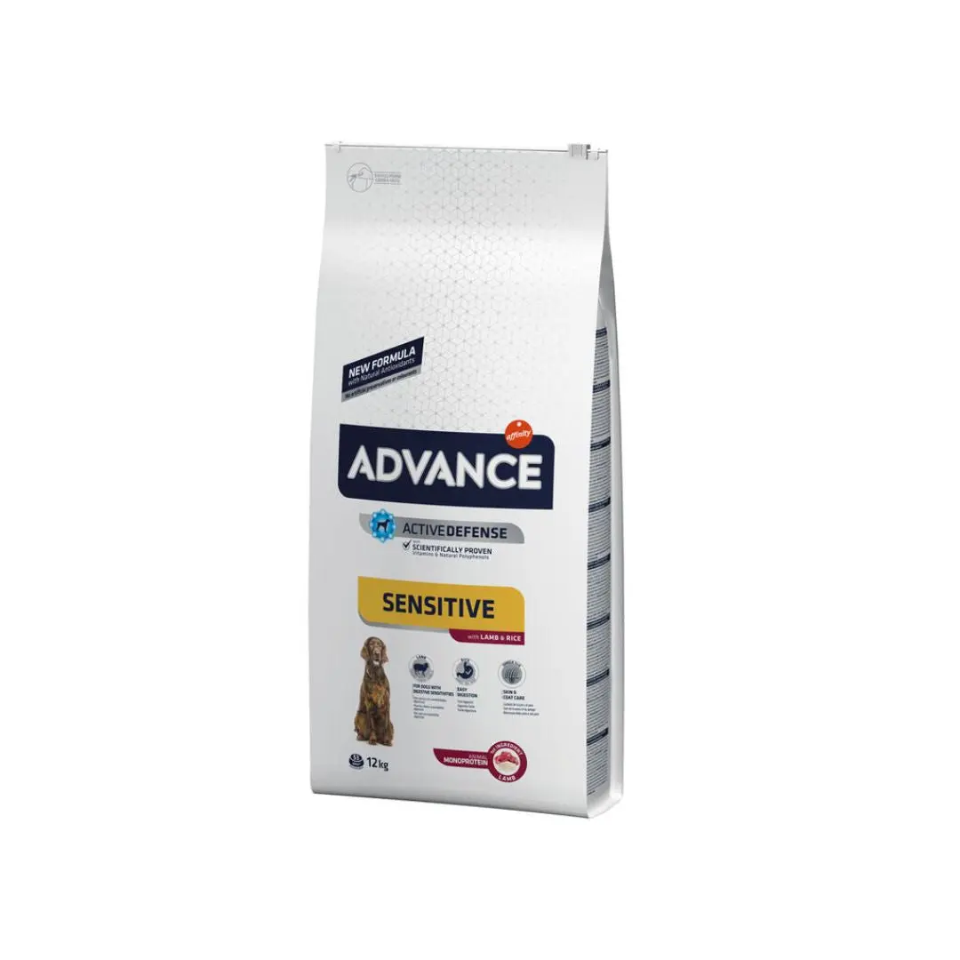 Advance Sensitive Agnello Medium Maxi Active Defense 12Kg Crocchette Cani - immagine 2