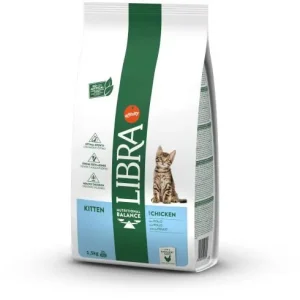 Libra Cat Kitten con Pollo Crocchette da 1.5kg Gattini