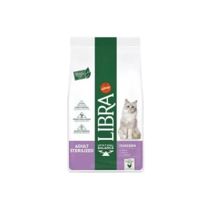 Libra Cat Sterilised Pollo 3kg Crocchette Gatti Adulti